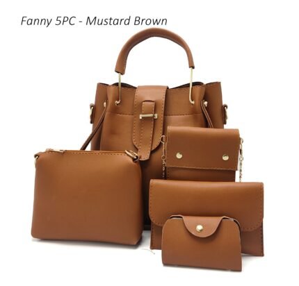 Fanny 5PC - Mustard Brown
